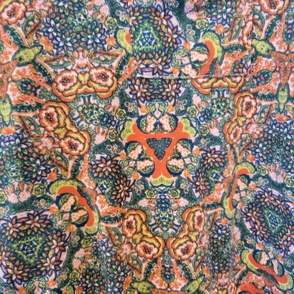 LuLaRoe Boho Multicolor Carly Dress Size XS oversized - Picture 4 of 6